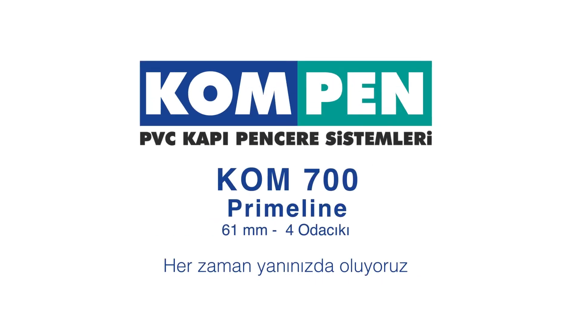 Kompen 700 Kompen 800 ويندوستايل موزع معتمد لقطاعات UPVC واكسسواراته
