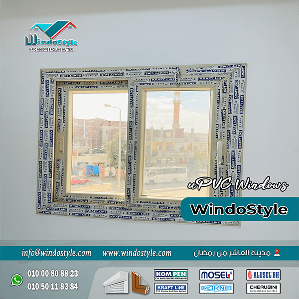 Pvc windows and doors 4 اختر شباك PVC جرار بسلك متحرك لتحسين تهوية منزلك. تصميم عصري وسهل التركيب للمزيد من الراحة والأمان. تصفح موقعنا الإلكتروني ويندوستايل وأطلبه الآن!