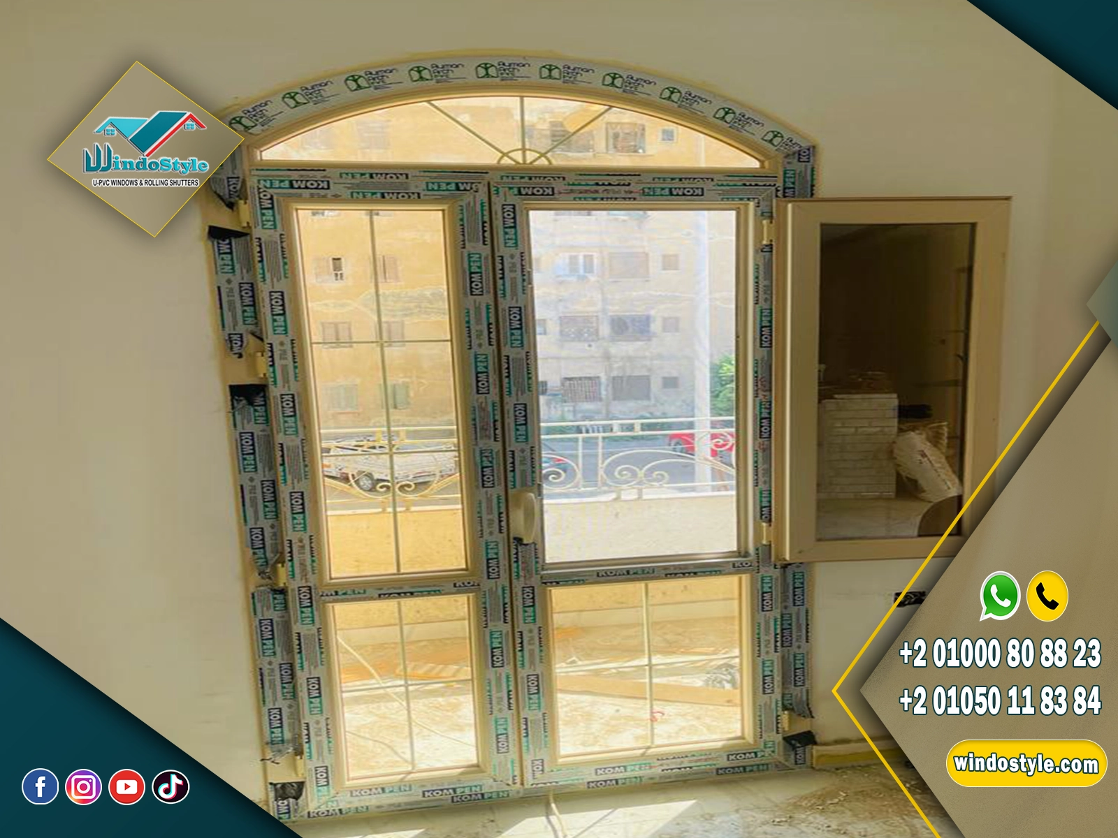 upvc-window-shapes-in-egypt-12 اشكال شبابيك uPVC للمساحات المفتوحة