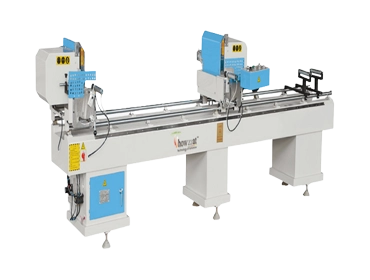 قص قطاعات الـ uPVC مراحل صناعة شبابيك uPVC