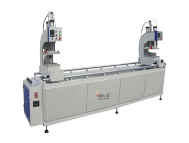 لحام قطاعات uPVC مراحل صناعة شبابيك uPVC