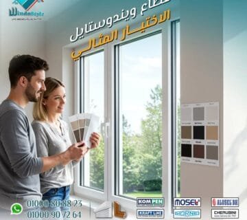 مع أبواب وشبابيك ويندوستايل بداية مثالية لحياتك الزوجية 11 ومن هنا تبدأ أهمية اختيار النوافذ والأبواب، لأنها مش بس عناصر إنشائية، لكنها عنصر أساسي في راحتك اليومية. بيت العمر يبدأ بالراحة والهدوء النفسي … وعشان تستحق بداية مثالية لبيتك، اختار أبواب وشبابيك #ويندوستايل.