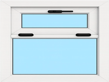 tilt-1upvc-1fi1xed-window6 شبابيك uPVC قلاب هو نوع من الشبابيك المدمجة اللي بتفتح لجوا ومفصّلة من تحت، وبيميل من فوق لجوه الأوضة بشكل مريح. الشبابيك القلاب معروفة بتصميمها الموفر للمساحة واللي بيوفر تهوية قوية ومستمرة، وبتتستخدم غالبا في الحمامات والأماكن الضيقة اللي محتاجة هوا متجدد.